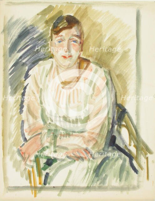 Sketch for a Portrait, c1910s. Creator: Verner Thome.