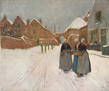 'In The Snow', c1902. Artist: Hendrick Cassiers.