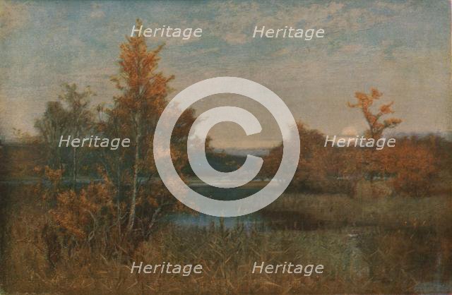 'An Autumn Afterglow', 1886, (c1930).  Creator: Alfred Edward East.