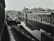 149-157 Harrow Road, Westminster LB, London: elevation to Regent's Canal, 1964. Creator: Unknown.