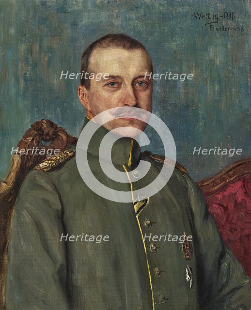 Portrait of Duke Robert of Württemberg (1873-1947), 1917. Creator: Wettig, Heinrich (1875-after 1938).