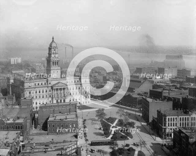East from Majestic Building, Detroit, Mich., between 1902 and 1910. Creator: Unknown.