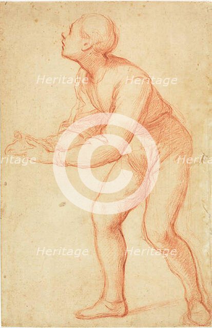 Standing Young Man With Outstretched Arms, n.d. Creator: Giovanni Balducci.