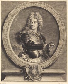 Louis-Alexandre de Bourdon, comte de Toulouse, 1714. Creator: Pierre Drevet.