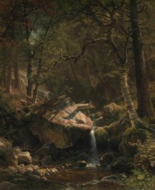 Mountain Brook, 1863. Creator: Albert Bierstadt.