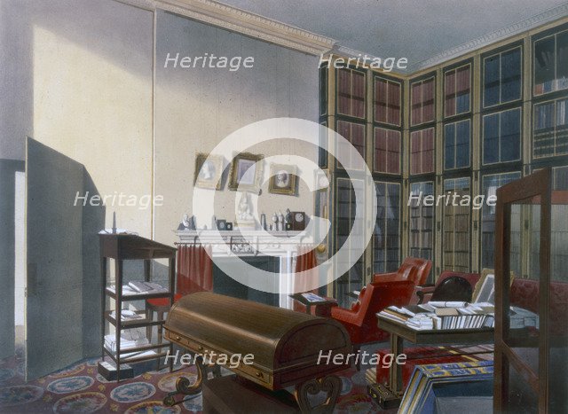 Duke's own room, Apsley House, Westminster, London, 19th century. Artist: Thomas Shotter Boys