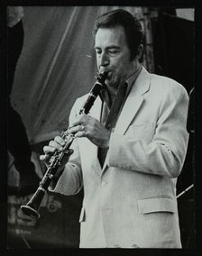 Clarinetist Buddy DeFranco at the Capital Radio Jazz Festival, Knebworth, Hertfordshire, 1981. Artist: Denis Williams
