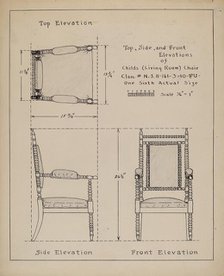 Chair, 1935/1942. Creator: Francis Law Durand.