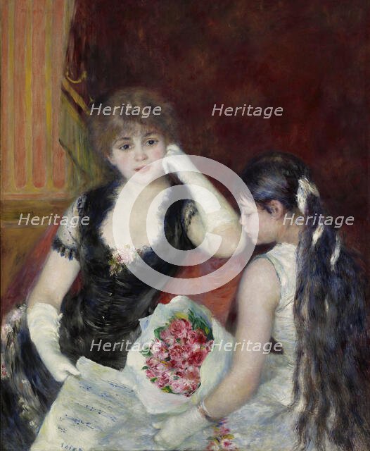 A Box At The Theater (At The Concert), 1880. Creator: Pierre-Auguste Renoir.