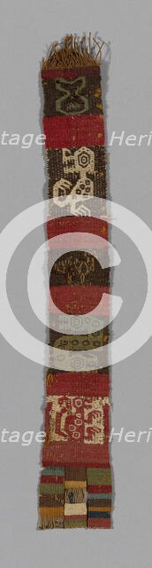 Fragment (Band), Peru, A.D. 800/1100. Creator: Unknown.