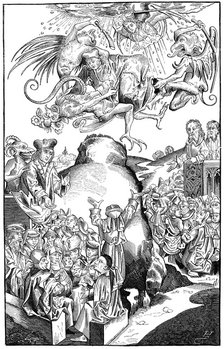 The Reign of Antichrist, 1493. Artist: Michel Volgemuth