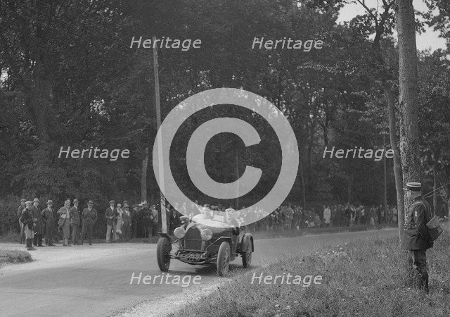 Bugatti competing at the Boulogne Motor Week, France, 1928. Artist: Bill Brunell.