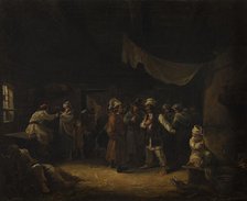 Peasants in an Inn, 1854. Creator: Franciszek Kostrzewski.