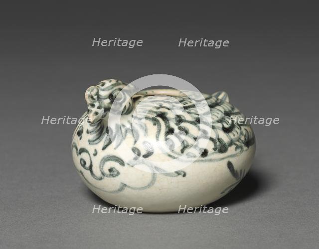 Bird-Shaped Jar, 1400s. Creator: Unknown.