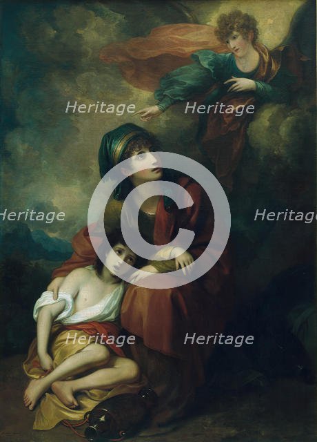 Hagar and Ishmael, 1776, reworked 1803. Creator: Benjamin West.
