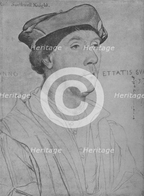 'Sir Richard Southwell', 1536 (1945). Artist: Hans Holbein the Younger.