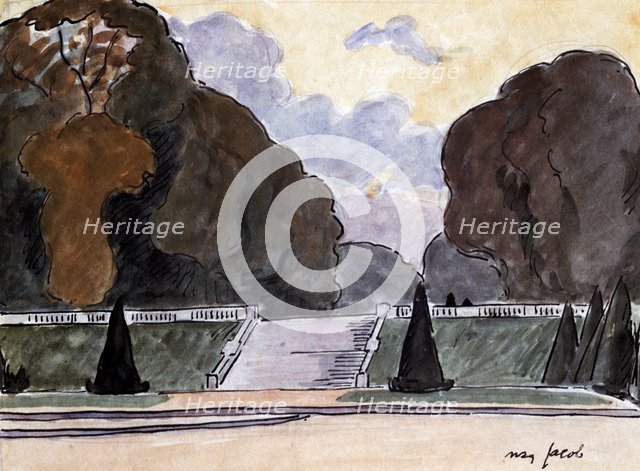 'The Garden in Luxembourg', c1900-1944 Artist: Max Jacob