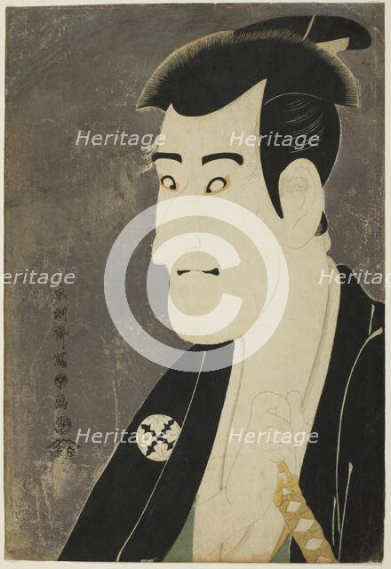The actor Ichikawa Komazo III as Shiga Daishichi, 1794. Creator: Tôshûsai Sharaku.