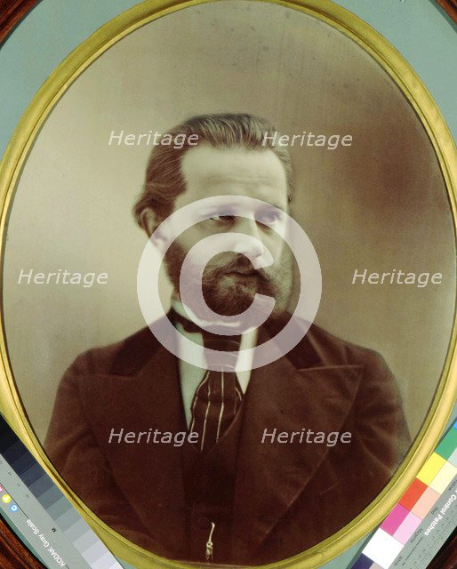 Peter Tchaikovsky, Russian composer, 19th century. Artist: Michail Michailovich Panov