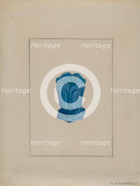 Egg Glass, c. 1936. Creator: Raymond Manupelli.