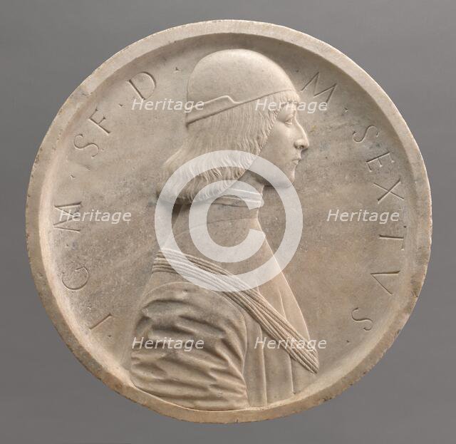 Gian Galeazzo Maria Sforza, Duke of Milan, early 1490s. Creator: Workshop of Benedetto Briosco.