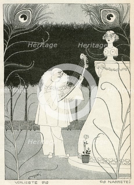 'Verliebte Narretei' ('In Love with Nonsense'), 1898. Artist: Walther Caspari