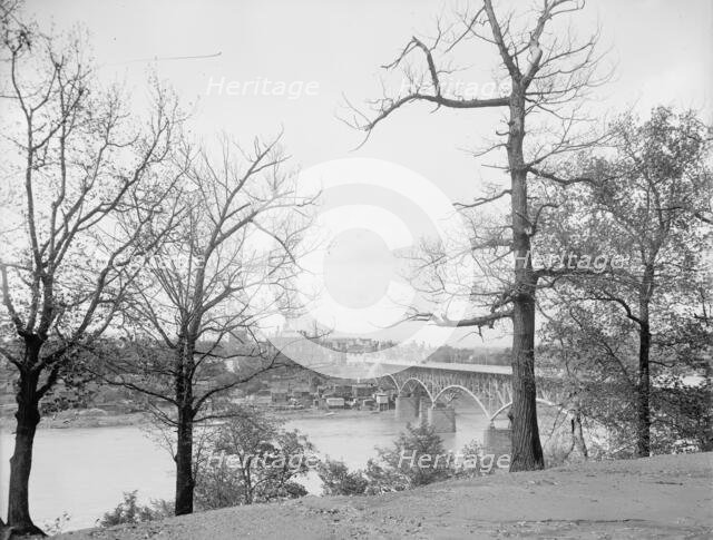 Knoxville, Tenn. from across the Tennessee River, between 1900 and 1906. Creator: Unknown.
