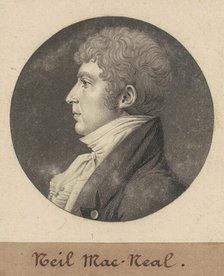 Neil MacNeal, 1809. Creator: Charles Balthazar Julien Févret de Saint-Mémin.
