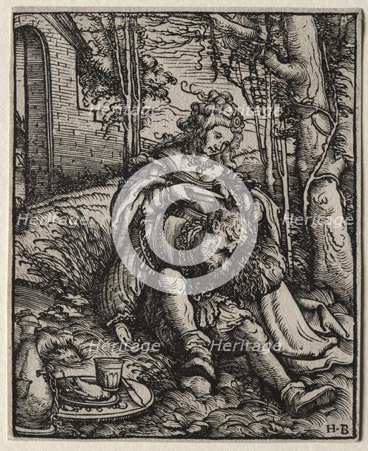 Samson and Delilah, 1519. Creator: Hans Burgkmair (German, 1473-1531).