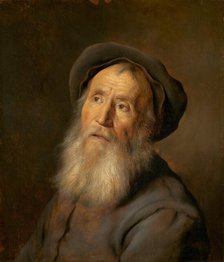 Bearded Man with a Beret, c. 1630. Creator: Jan Lievens.