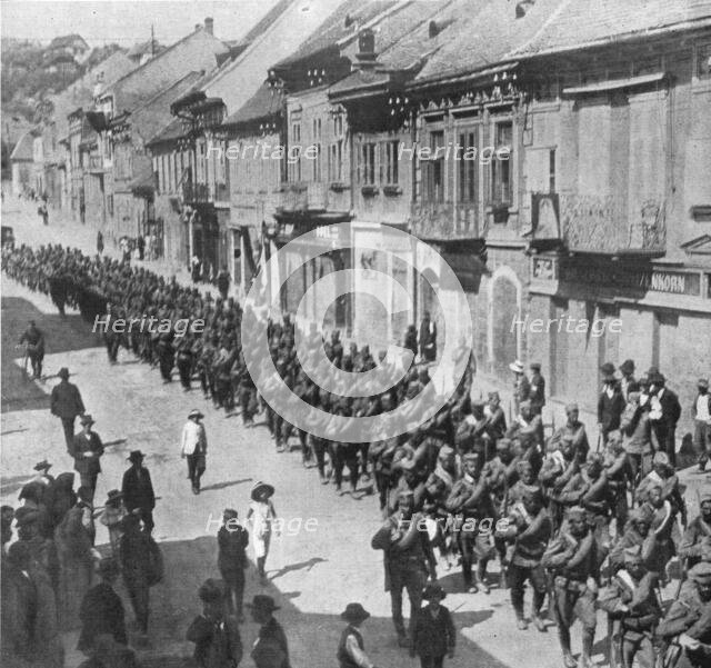 ''Victoires sur le Front Oriental; Les empires centraux ont incendie l'Europe', 1914. Creator: Unknown.