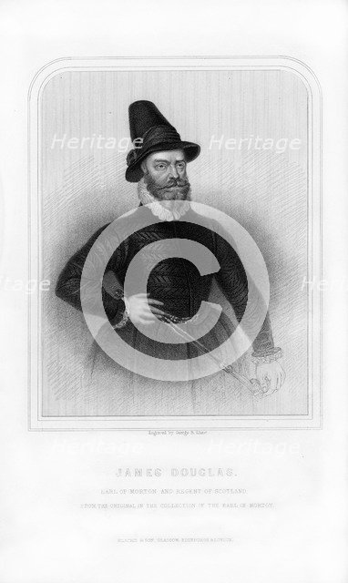 James Douglas, 4th Earl of Morton, (1870).Artist: GB Shaw