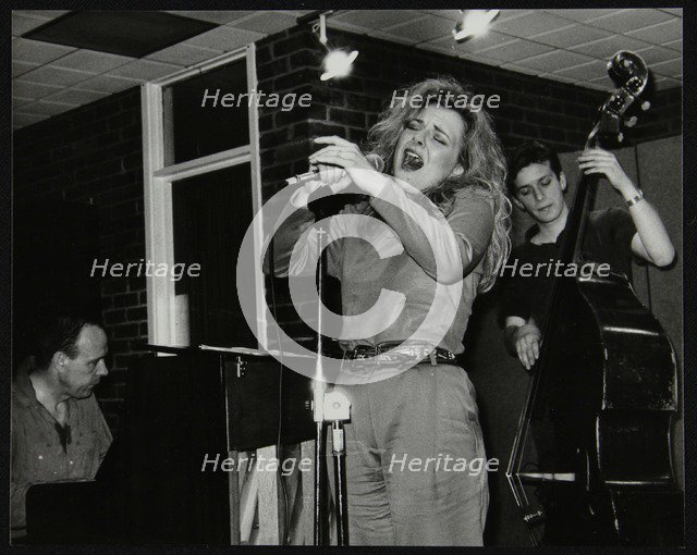 Claire Martin making her first appearance at The Fairway, Welwyn Garden City, Hertfordshire, 1991. Artist: Denis Williams