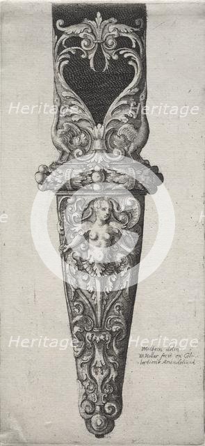 Design for Dagger Sheath. Creator: Wenceslaus Hollar (Bohemian, 1607-1677).