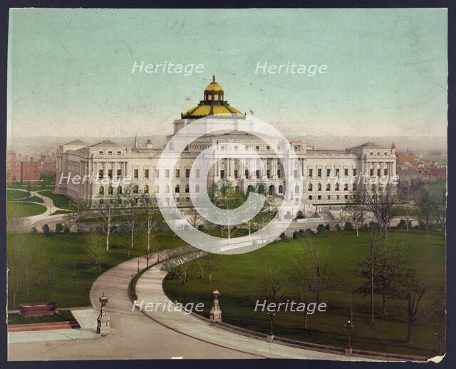 The Library of Congress, Washington, c1900. Creator: Unknown.