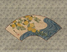 Japanese kerria and waterways, 19th century. Creator: Suzuki Kiitsu.