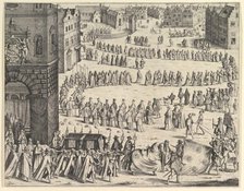 Funeral of General Johan Baptiste von Taxis, 1645. Creator: Wenceslaus Hollar.