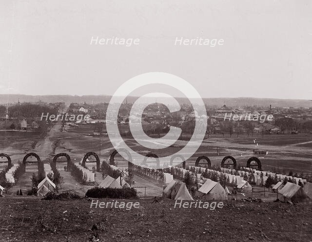 Camp of 44th New York Infantry, 1861-65. Creator: Unknown.