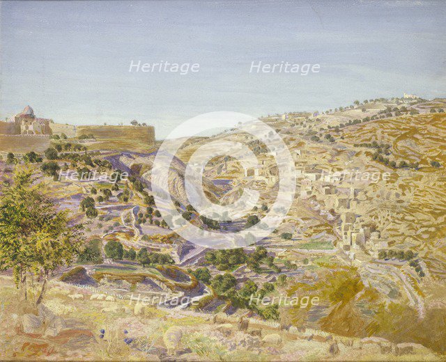 View of Jerusalem, 1854. Artist: Thomas Seddon.