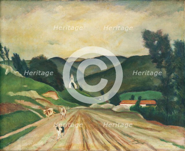 Plavecké Podhradie, 1931. Creator: Július Schubert.