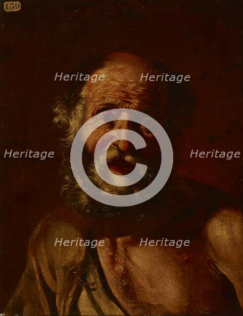 Bust of an Old Man (Head of a Beggar), 2nd half of 17th century. Creator: Pietro Bellotti.