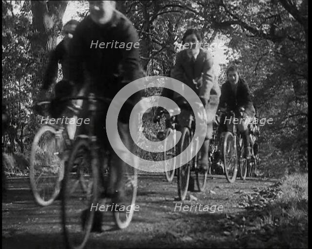 Women Cycling, 1936. Creator: British Pathe Ltd.