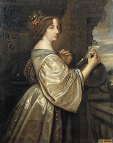 Christina, 1626-89, Queen of Sweden, 1650. Creator: Anon.