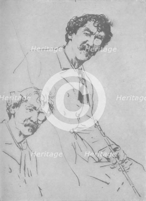 'Portrait Studies', c1880, (1904). Artist: Mortimer L Menpes.