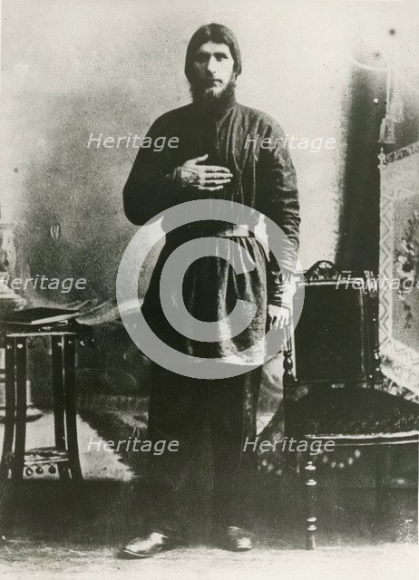 Portrait of Grigori Yefimovich Rasputin (1869-1916), c. 1909.