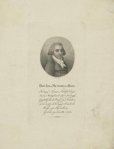 José de Mendoza y Ríos (1761-1816) , c. 1810. Creator: Westermayr, Conrad (1765-1834).