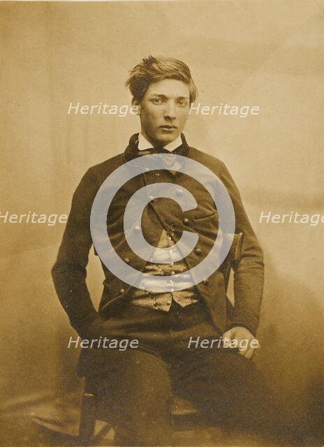 Portrait of Ernest Benoist, 1855-1857. Creators: Octave Benoist, Achille Deveria.