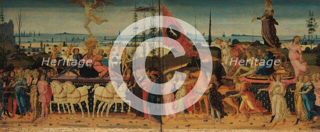 Triumph of Love and Triumph of Chastity , 1485-1490. Creator: Jacopo del Sellaio (1442-1493).