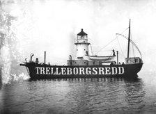 Trelleborgsredd lightship, Trelleborg, Sweden. Artist: Unknown