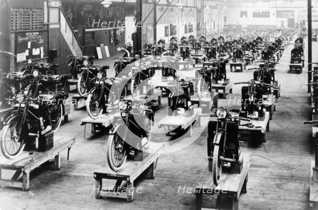 ABC motorbike factory, 1921. Artist: Unknown